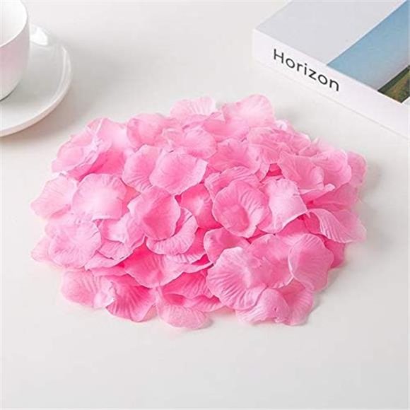 1200PCS Artificial Silk Rose Petals DecorationRomantic Night Wedding Event Party - Picture 4 of 5